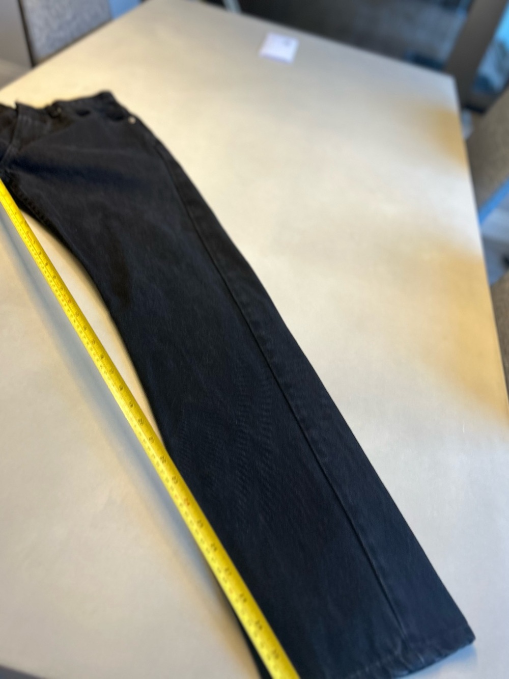 Men’s Levis 505 Regular Fit Straight Leg Black Denim Jeans. Size 34/34 - Picture 6 of 15